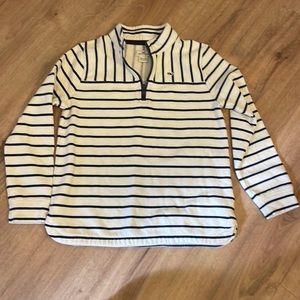 Girls Vineyard Vines medium blue striped sweatshirt